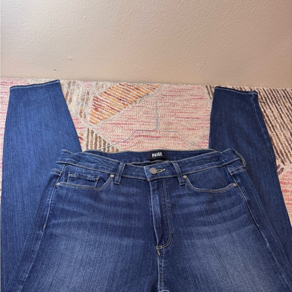 PAIGE Hoxton Skinny Classic Indigo Jeans size 32